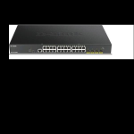 D-Link DGS 1250-28XMP - Switch - L3 Lite - intelligente - 24 x 10/100/1000 (PoE) + 4 x 10 Gigabit SFP+ - montabile su rack - PoE (370 W)